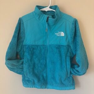 The North Face girls blue jacket size 6/6x
